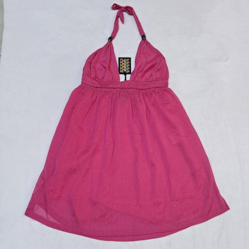 Kurt Geiger Fuschia "Kensington" Cover-Up Dress - Women's size MEDIUM